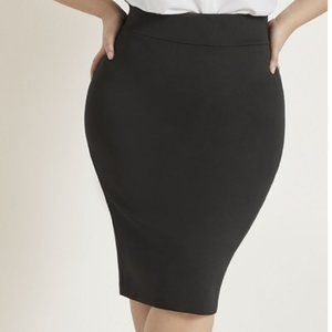 Black Eloquii Neoprene Skirt
